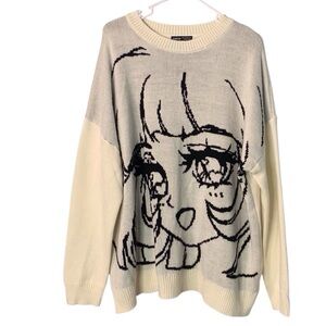 SHEIN Anime Graphic Sweater
